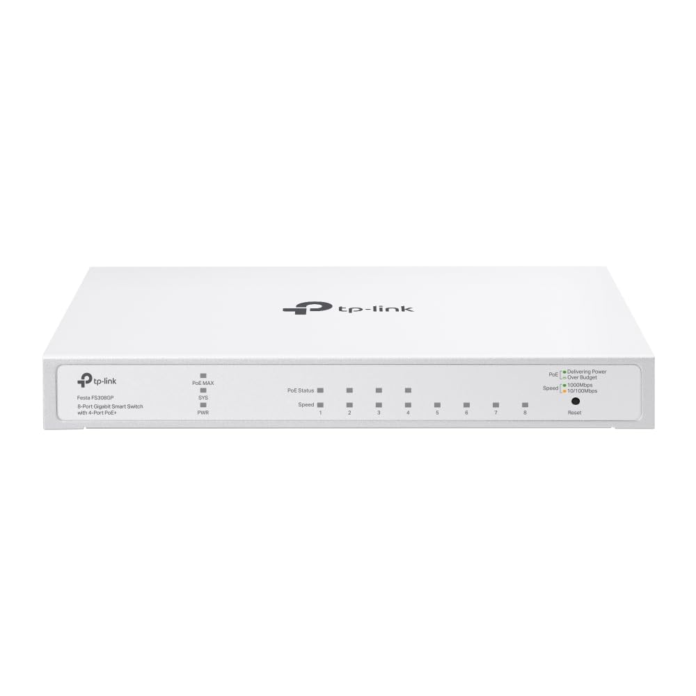 8-Port Gigabit Smart Switch with 4-Port