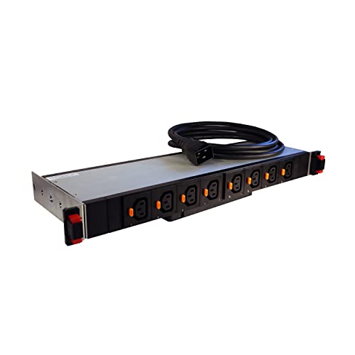 LEGRAND 646020 PDU IP 1U 10/16A 8 p. 8x  C13 Entrée C14/C20 - Switched