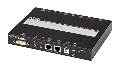 ATEN CN9600-AT-G commutateur écran, clavier et souris Noir