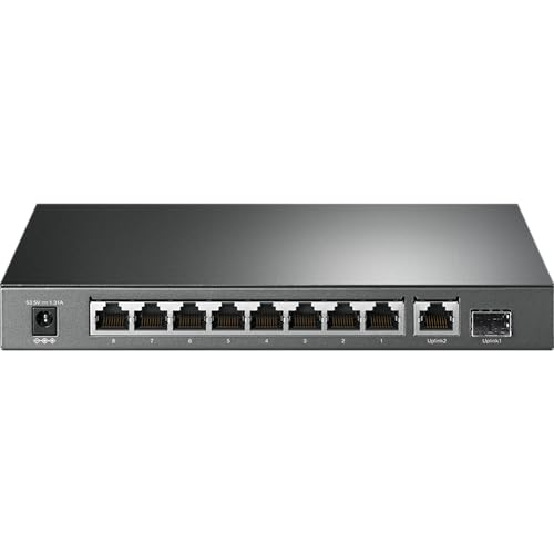 TP-Link TL-SG1210P commutateur réseau Non-géré Gigabit Ethernet (10/100/1000) Connexion Ethernet, supportant l'alimentation via ce port (PoE) Gris