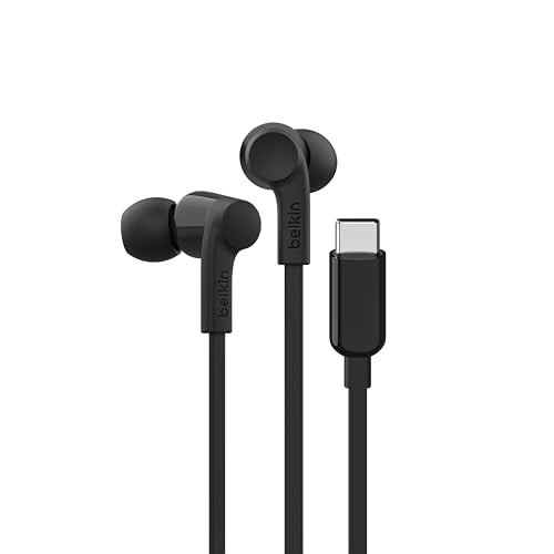 BELKIN USB-C EARBUDS W/ ADJUSTABLE VOLUME LIMITER PINK