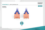 Digitus DK-1612-005/B câble de réseau Bleu 0,5 m Cat6 U/UTP (UTP)