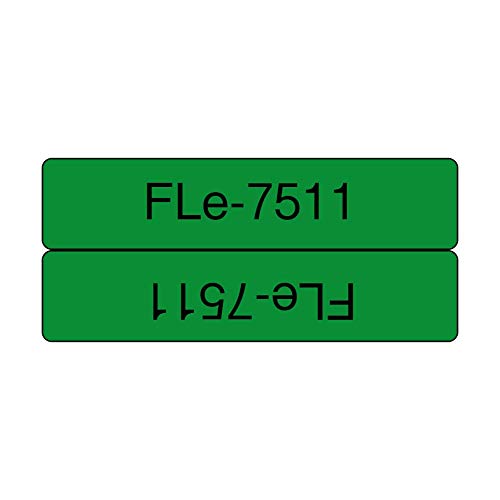 BROTHER FLe-6511 Black on White Flag Tape for Brother P-touch D800W P900W P950NW