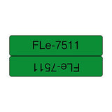 BROTHER FLe-6511 Black on White Flag Tape for Brother P-touch D800W P900W P950NW