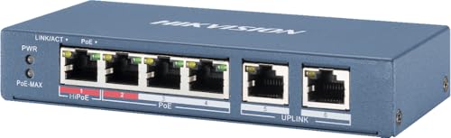 Hikvision DS-3E0106HP-E 4 Port Fast Ethernet Unmanaged POE Switch