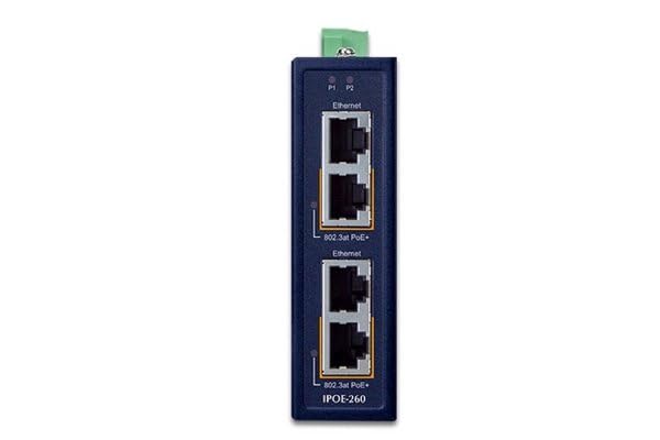 Planet IPOE-260-12V Commutateur Ethernet Gigabit PoE Montable sur Mur