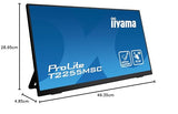 IIYAMA- Ecran bureautique tactile 22   T2255MSC-B1