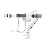 NEOMOUNTS NM-D775DXWHITE Support décran à fixer 10-32p - ressort à gaz - Topfix - arrêt 180