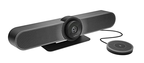LOGITECH EXPANSION MIC FOR MEETUP Microphone for Small Room Solution for Google Meet for Microsoft Teams Rooms for Zoom Rooms