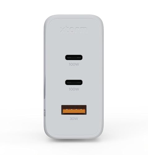 XTORM Chargeur mural écologique XEC100 100 W 3 ports USB-A USB-C PD certifié GRS