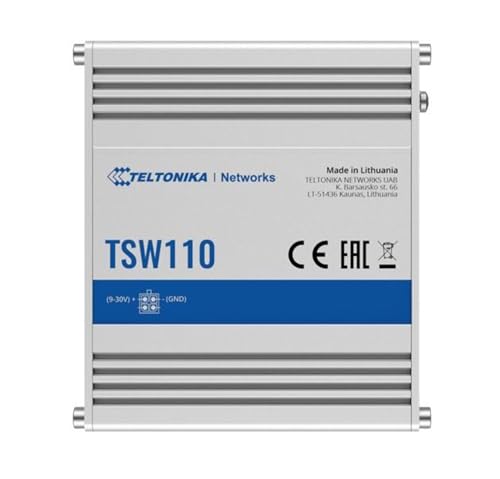 TELTONIKA NETWORKS TSW110 Unmanaged Layer 2 Gigabit ethernet switch