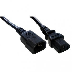 MCL Cordon secteur IEC mâle (C14) / femelle (C13) - 1m