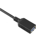 TARGUS Câble USB-C vers USB-A(F) - 5 Gbit/s, 3A, 15 cm  - Noir