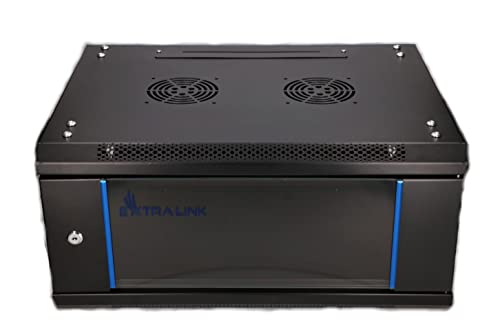 Extralink 4U 600X450 WALL-MOUNTED RACKMOUNT CABINET BLACK Rack monté sur le mur Noir