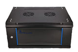 Extralink 4U 600X450 WALL-MOUNTED RACKMOUNT CABINET BLACK Rack monté sur le mur Noir