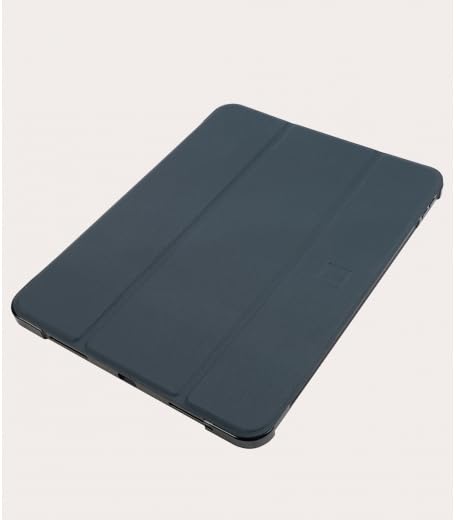 TUCANO Etui folio Satin pour iPad 10e 10,9" bleu foncé
