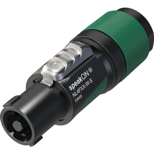 Fiche Speakon 4 points serie X diametre small