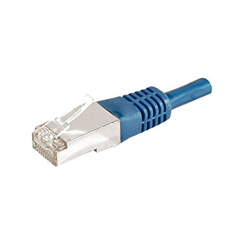 Cordon RJ45 catégorie 6A F/UTP bleu - 15 m