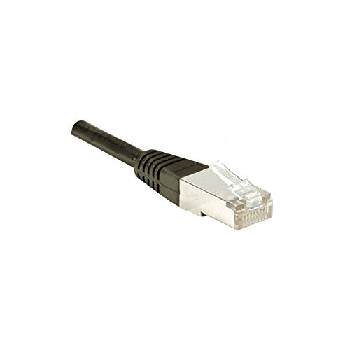 Cordon RJ45 catégorie 6 S/FTP noir - 0,5 m