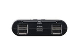 ATEN US224 Hub 4 ports USB 2.0 commutables vers 2 PC/MAC