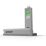 LINDY USB Type C Port Blocker Key - Pack of 4 Blockers Red