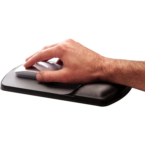 FELLOWES Tapis de souris - Repose-poignets Hauteur Ajustable - Antibactérien