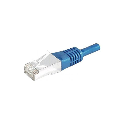 Cordon RJ45 catégorie 6A S/FTP bleu - 15 m