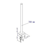 LINDY 700mm Pole with Desk Clamp