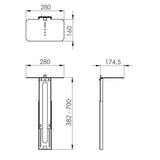 VOGEL S Support caméra & haut-parleur PVA 5070