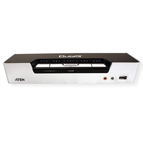 ATEN CS1794-AT-G commutateur écran, clavier et souris Noir