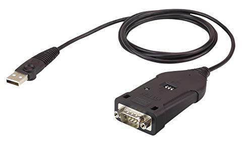 ATEN UC485 câble Série Noir 1,2 m USB Type-A DB-9