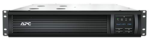 APC Smart-UPS 1500VA LCD RM UPS Rack AC 230V 1000Watt 1500VA Ethernet RS-232 USB oc 4 2U BK with APC UPS Network Management Card