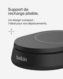 BELKIN Boost Charge Pro Convertible Qi2 15w Magnetic Charging Stand w/ PSU Black