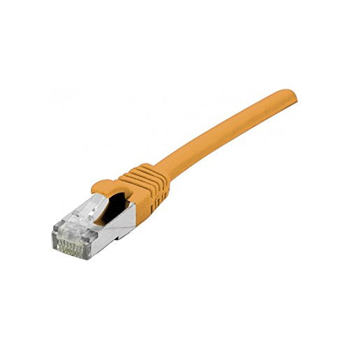 Cordon RJ45 catégorie 6A S/FTP LSOH snagless orange - 5 m
