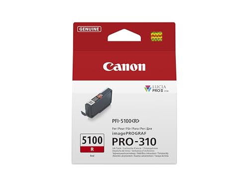 CANON PFI-5100 SERIES Red ink tank