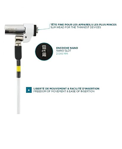 Nano - Slim Rotating security lock - Key