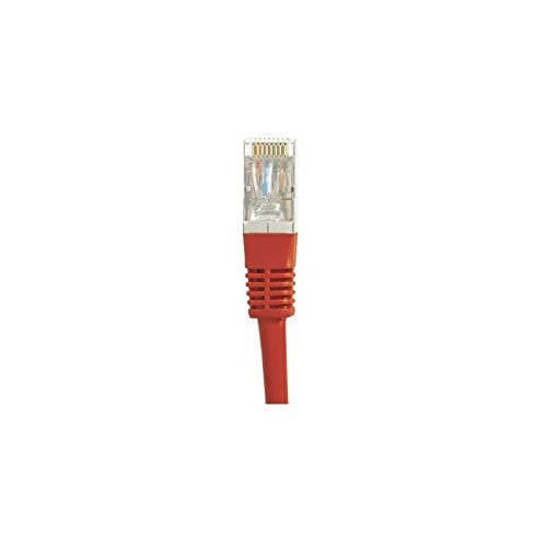 Cordon RJ45 catégorie 6 S/FTP rouge - 0,5 m