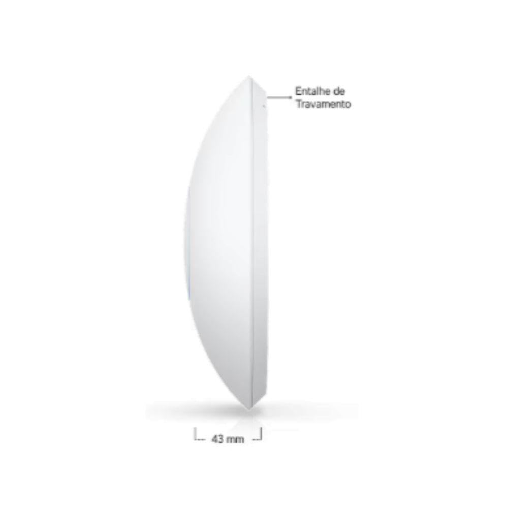 Compact ceiling-mount WiFi 7 AP 3x3 lon