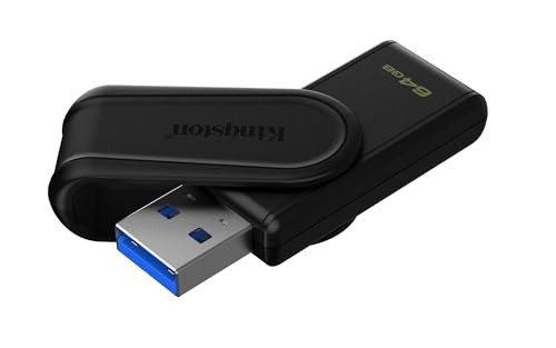 KINGSTON 64Go Portable USB 3.2 Gen 1 DataTraveler Exodia S Black/Black