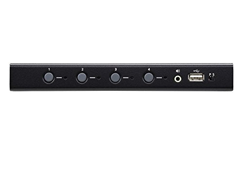 ATEN CS724KM-AT commutateur écran, clavier et souris Noir