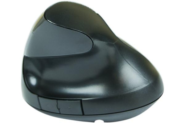 Souris verticale sans fil noire