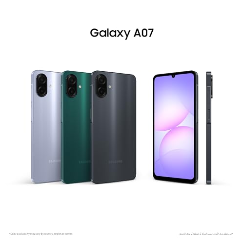 Samsung A075 Galaxy A07 (6.7'' - 128 Go, 4 Go RAM, No EU, garantie 2 ans par HEM) Violet