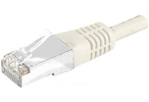 Cordon RJ45 catégorie 6A S/FTP gris - 15 m
