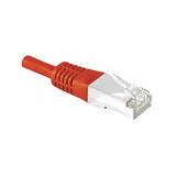 Cordon RJ45 catégorie 6 S/FTP rouge - 1,5 m