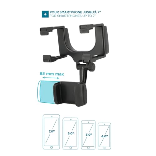 Support universel pour rétroviseur de voiture pour smartphon