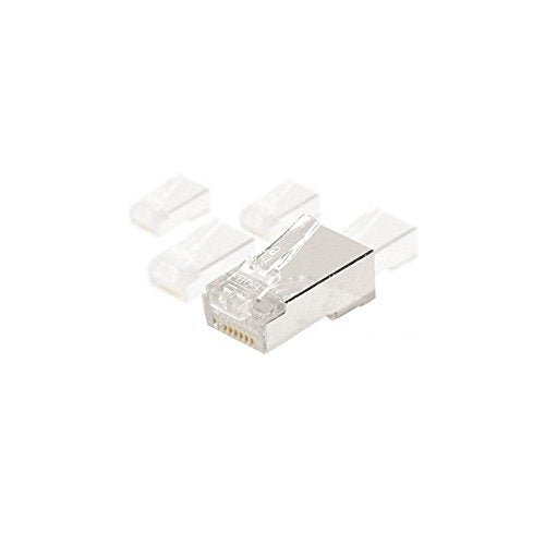 Connecteur à sertir 8P8C RJ45 CAT6 STP peigne séparé - lot de 10