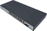 DEXLAN SWITCH 24P 10/100 PoE+ 390W & 2 Gigabit/SFP Combo