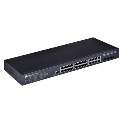 TP-LINK TL-SG3428X-UPS Switch 24 Gigabit 4 SFP+ & Port Ondul
