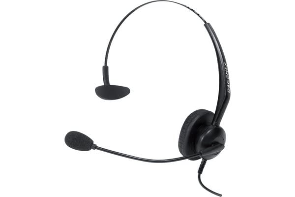 DACOMEX Casque téléphone micro flex antibruit - 1 écouteur