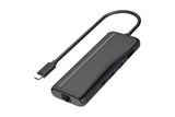Minidock USB-C 6 en 1 HDMI 2.0 4K GigaLAN Carte SD/TF 2xUSB-A 1xUSB-C PD3.0 100W